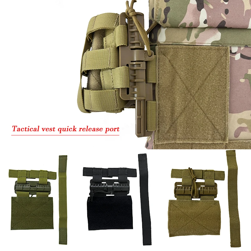 

Military tactical quick disassembly vest buckle set JPC CPC NCP XPC 6094 420 vest accessories vest quick release system kit