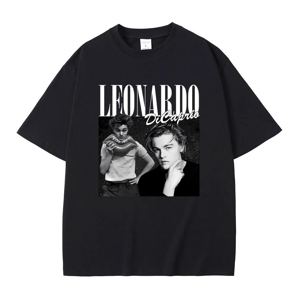 Marino Morwood 90s Leonardo Leo Dicaprio T-Shirt Leonardo DiCaprio Young Star Titanic Tshirt Men Women Classic Vintage T Shirts