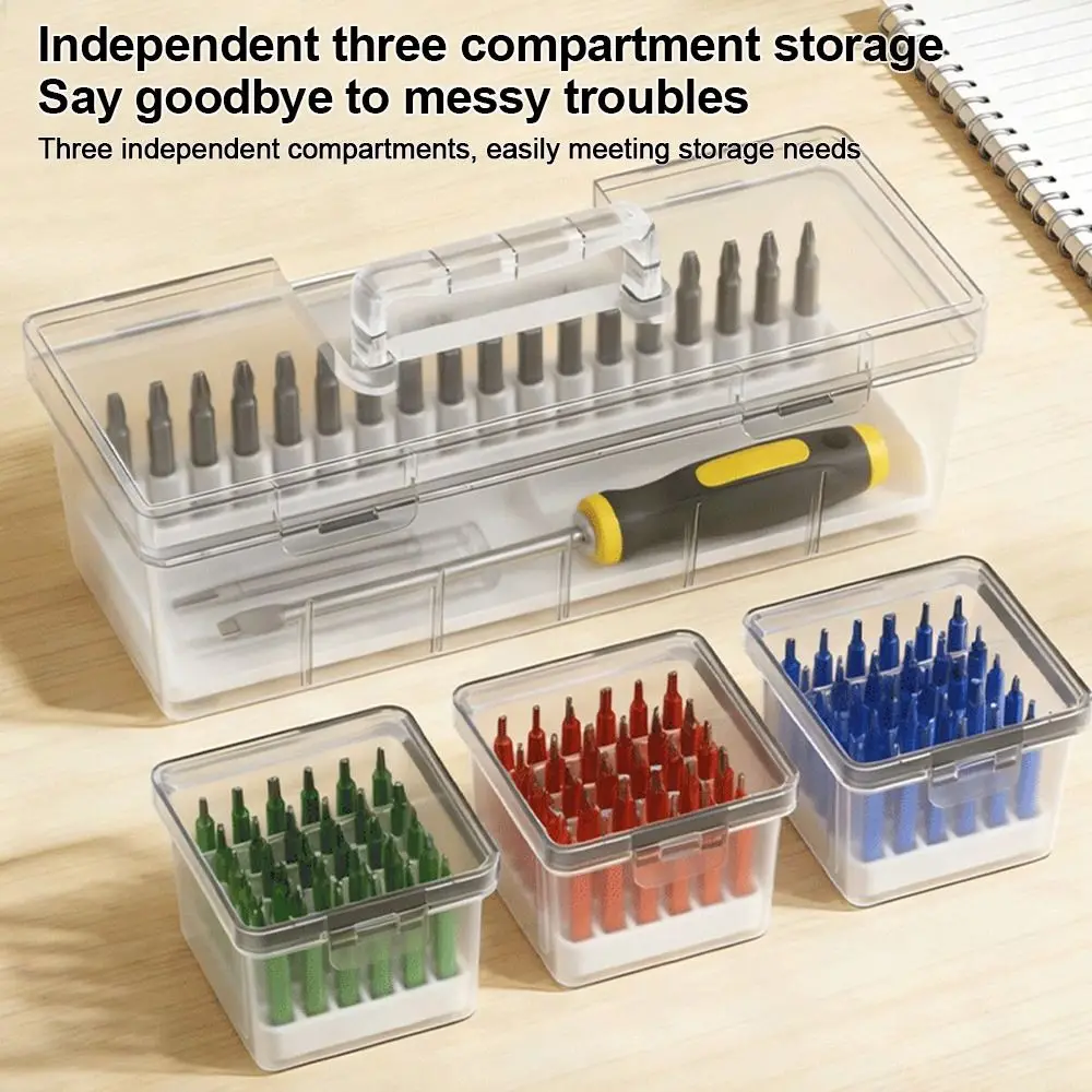 

Durable Plastic Tool Storage Box Transparent Multi-functional Hardware Tool Case Hardware Toolbox Tool Parts Storage