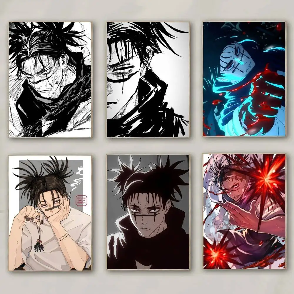 1pc Japan Choso Jujutsu Kaisen Anime Poster HD Home Decor Sticky Wall Waterproof Home Living Room Bar Aesthetic Decor