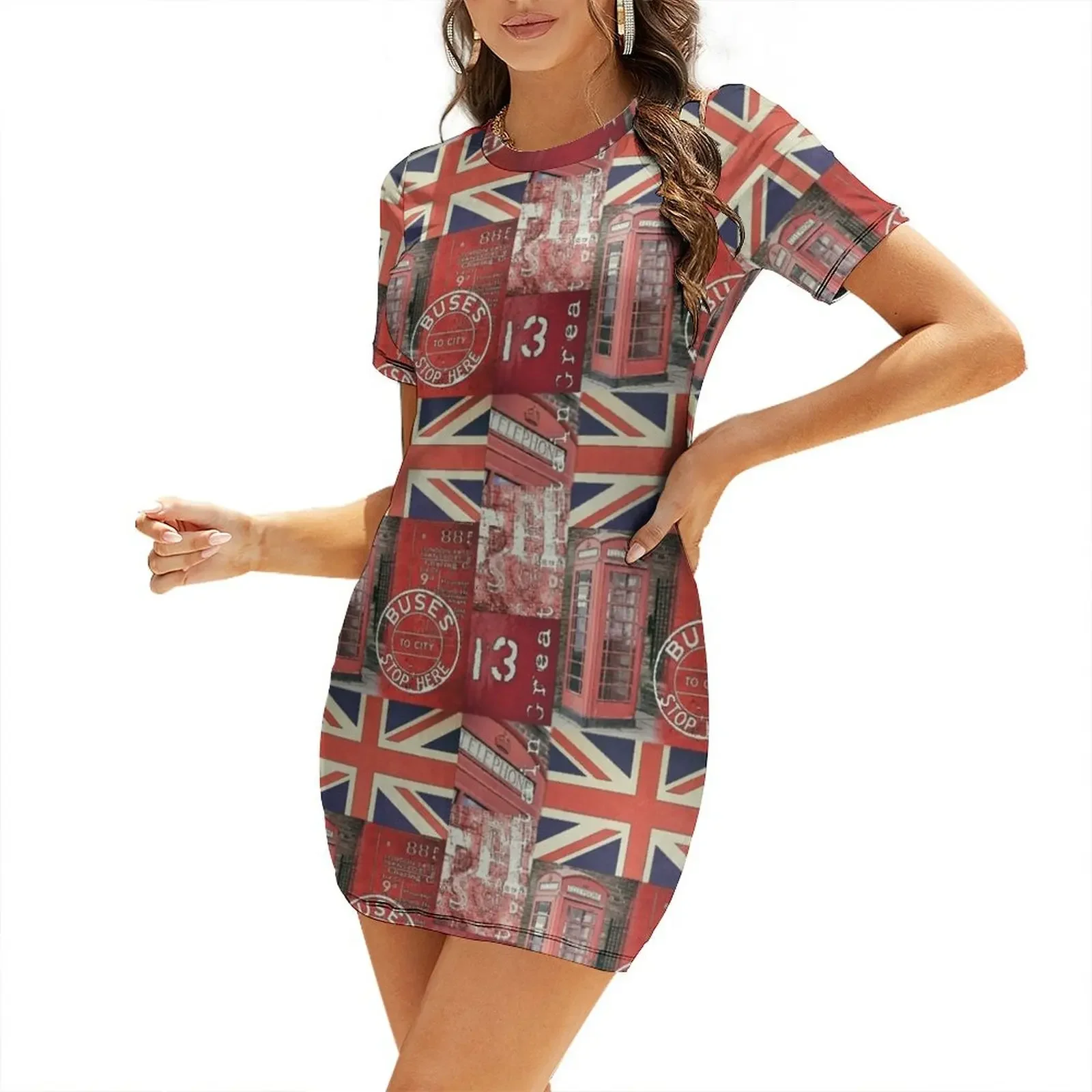 

Very british Short-Sleeved Dress Dress for pregnant women summer dress women 2026