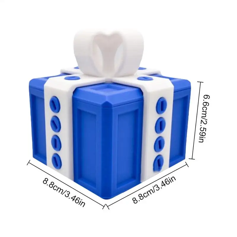 Annoy-ing caixa de presente com parafusos quebra-cabeça caixas de presente brincadeira caixa de parafuso 3d impresso caixa de presente cartão de dinheiro recipiente brinquedo de piada para amigos