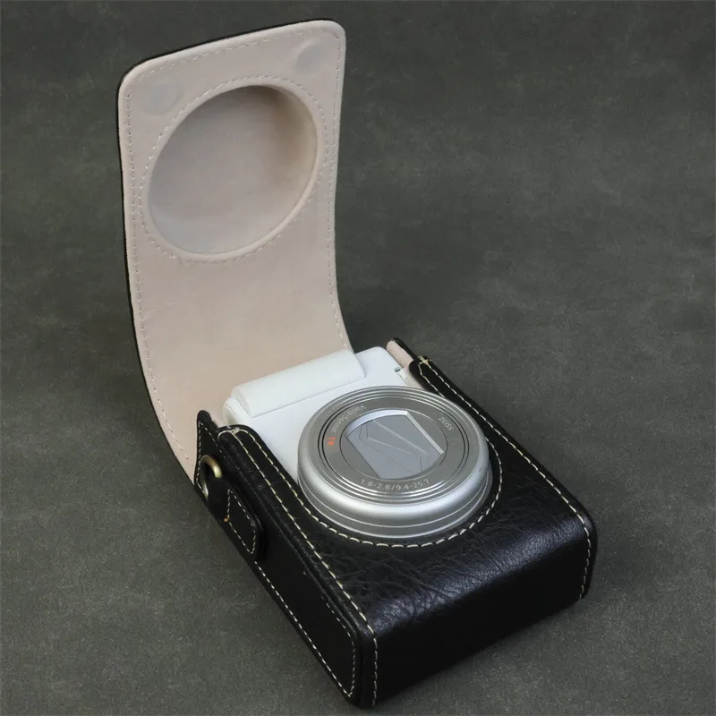 Leather Case for Ricoh GR2 GR3 Camera Bag for Canon Sx740 G7x2 3 Protective Leather Case for Sony ZV1f Shell