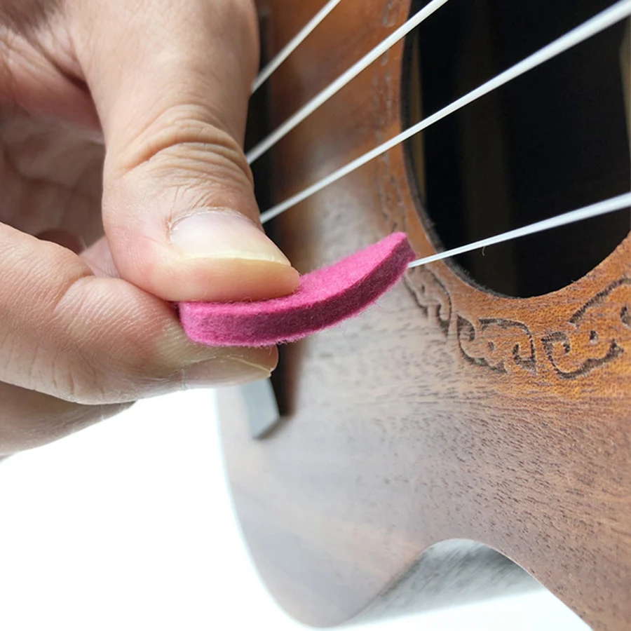 5 قطعة 3 سنتيمتر اللون ورأى يختار دائم على شكل قلب يختار ل الغيتار القيثارة باس الموسيقية سلسلة أداء الآلات الملحقات #3