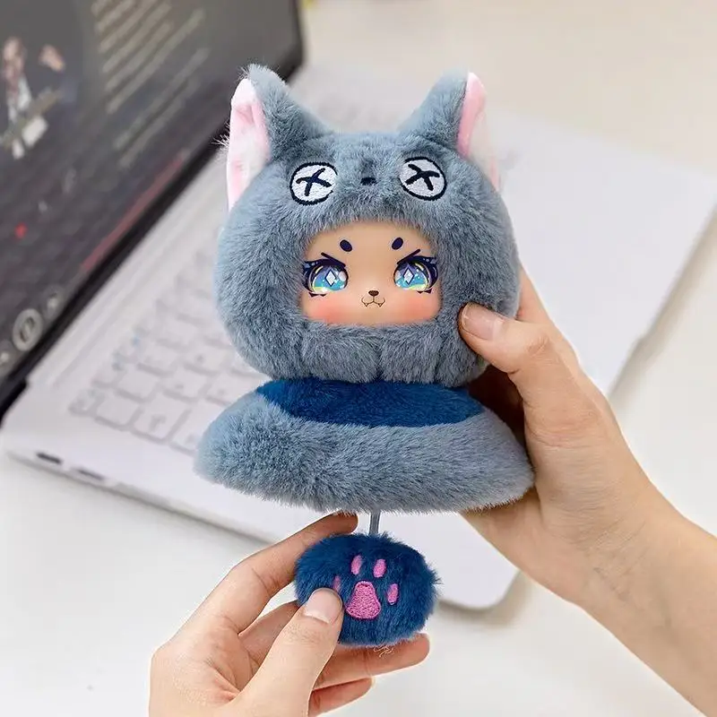 13cm simulación nueva T cuento de hadas ciudad mochila colgante muñeca juguete de peluche dibujos animados Anime lindo regalo para novia muñeca divertida