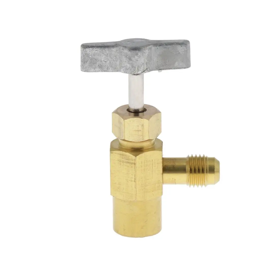 High Quality Brass Can Tap Valve Copper Refrigerant Dispensing Tool Adapter for Automotive Air Conditioning