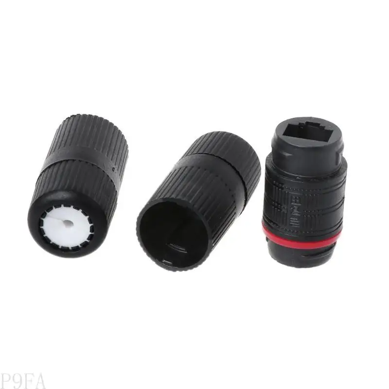 P9fa Impermeável RJ45 Double para Adaptador Cabeça Couplador Extensio