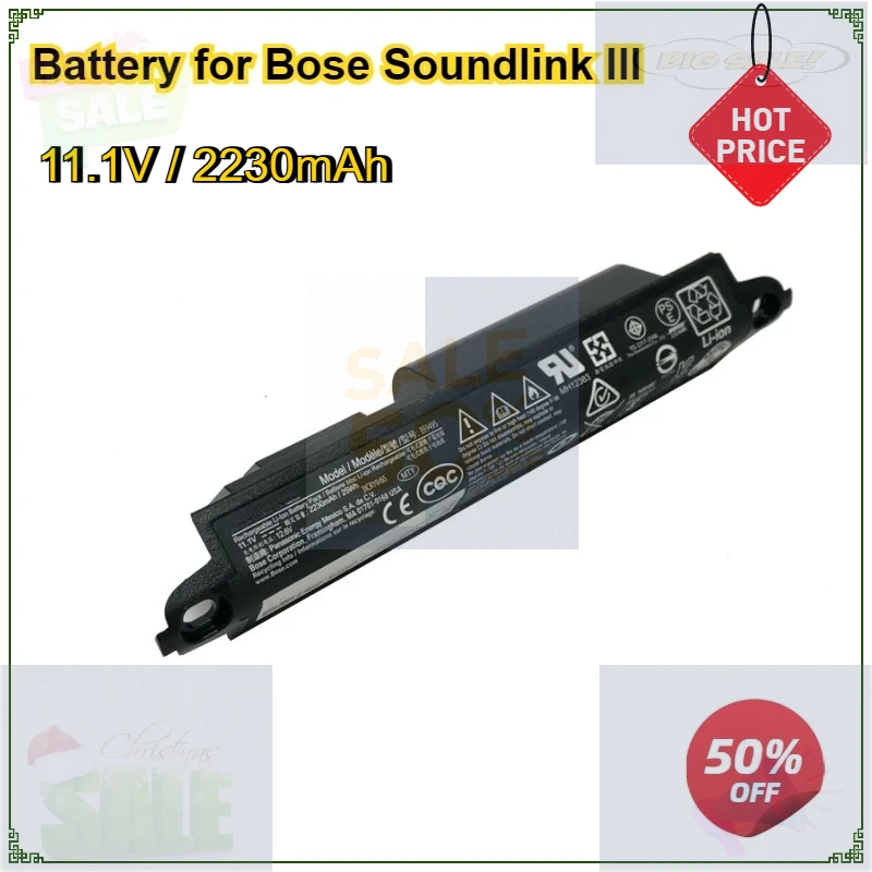

Аккумулятор 26Wh 359498 для Bose SoundLink III 330107 330107A 330105 359495, для портативной Bluetooth-колонки Bose Soundlink II 404600