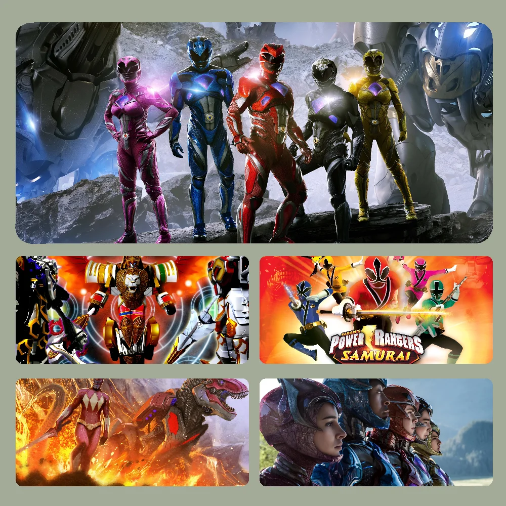 

P-Power R-Rangers Mousepad Large Computer Gaming Accessories MousePads Desk Mats Anti-slip Laptop Soft Mouse Pad