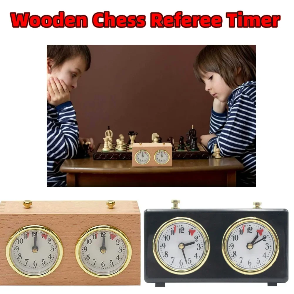 

Деревянная настольная игра, таймер обратного отсчета, механическая цифровая шахматная игра, секундомер с заводным приводом, ретро для турнирных соревнований, игра