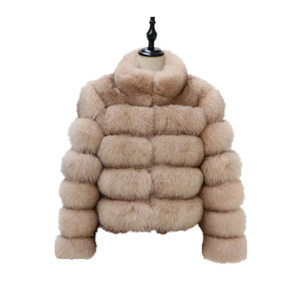 Women Faux Fur Jacket Thick Loose Long Coat Warm Turn Down Collar Full Sleeve Open Stitch Thick Coats Solid Winter 2025