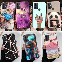 Etui na telefon TCL 30 SE 30E Coque TCL 306 305 Flower TPU Soft Silicone Fashion Funda For TCL 30 SE Back Cover Case Luxury Capa