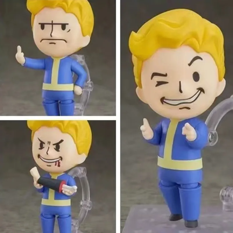 

Fallout 4 Vault Boy Action Figures Toys 1209 Bobblehead Series Figuras Pip-Boy Figurine Collection Model Toys For Kids Gifts