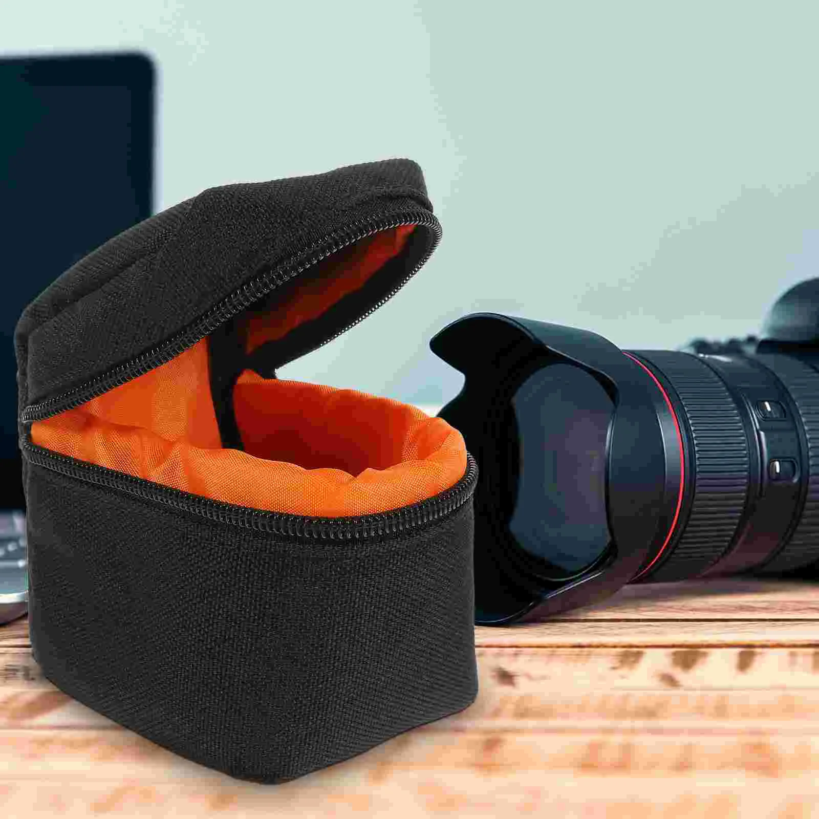 

Travel SLR Camera Lens Bag Digital Mirrorless Portable Storage Liner Plus Cotton Shockproof Protective (bx-010) Utility