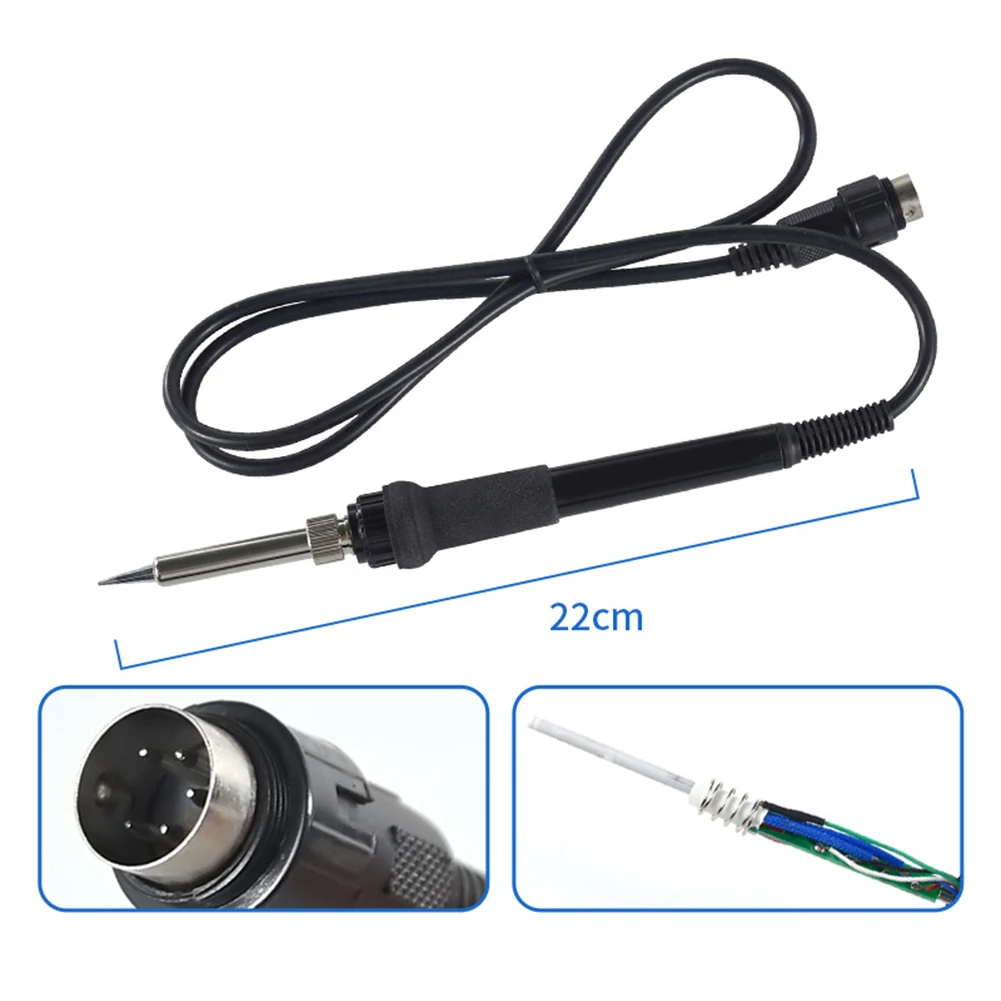 Silicone Handle Electric Soldering Iron 5 Holes Type 5 Pin Type General Compatibility General Soldering Station Tool Welding Tip