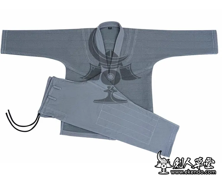 -IKENDO.NET-BJJ010- Grey BJJ Gi-Brazilian jiu-jitsu uniforms Gi for adults children 500gsm pearl cloth gi 280gsm pants pure cot