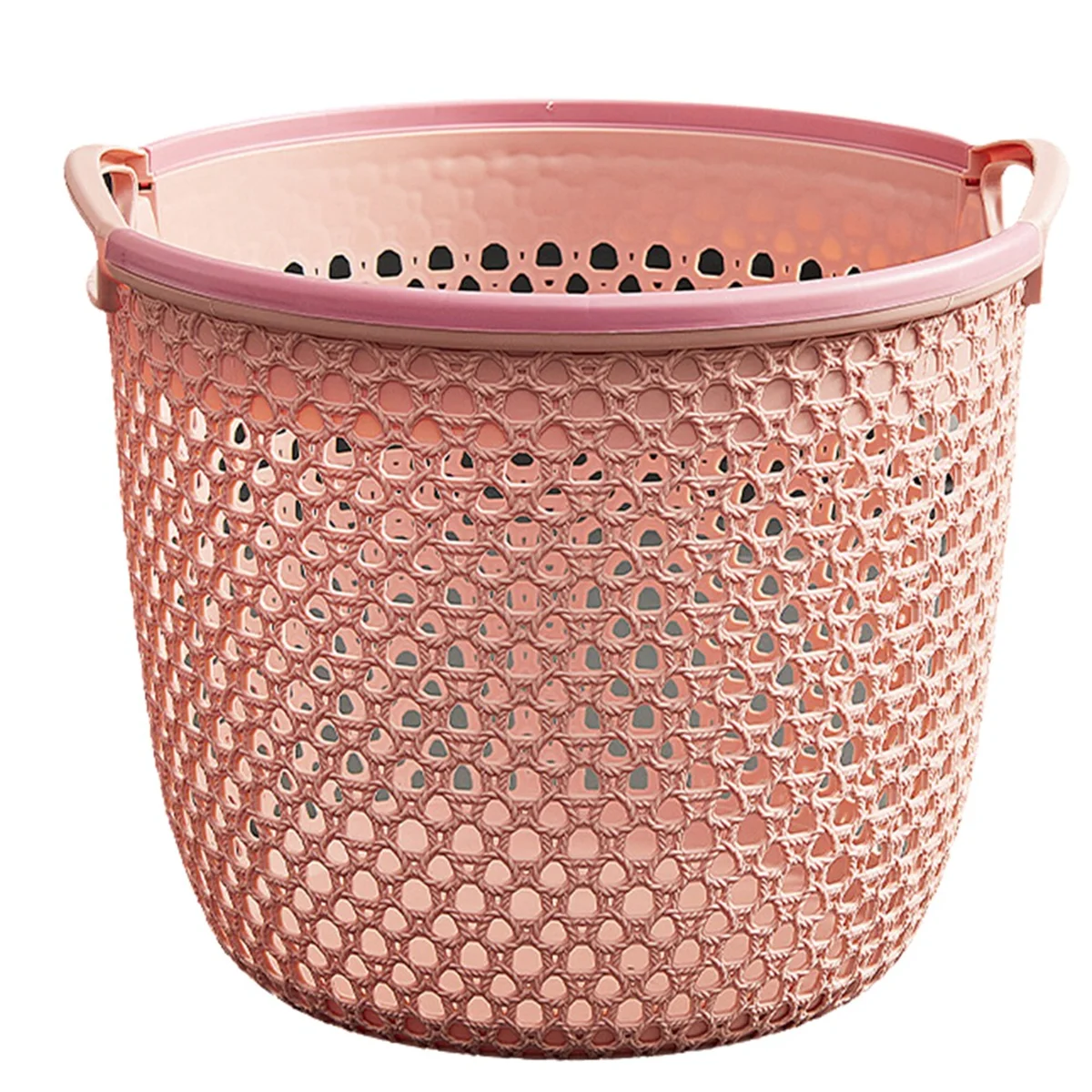 Portable Dirty Clothes Basket, Dirty Clothes Storage Basket, Large Clothes Laundry Basket Pink