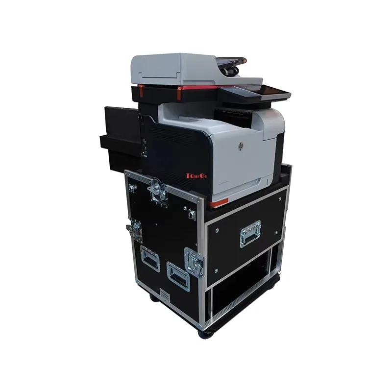 Customized Printer Flight Case With Workstation