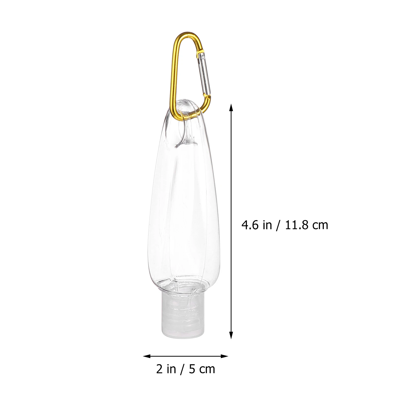 

10pcs Empty Lotion Bottles Portable Travel Refillable Hand Containers Leakproof Mini Toiletry with for Disinfectant