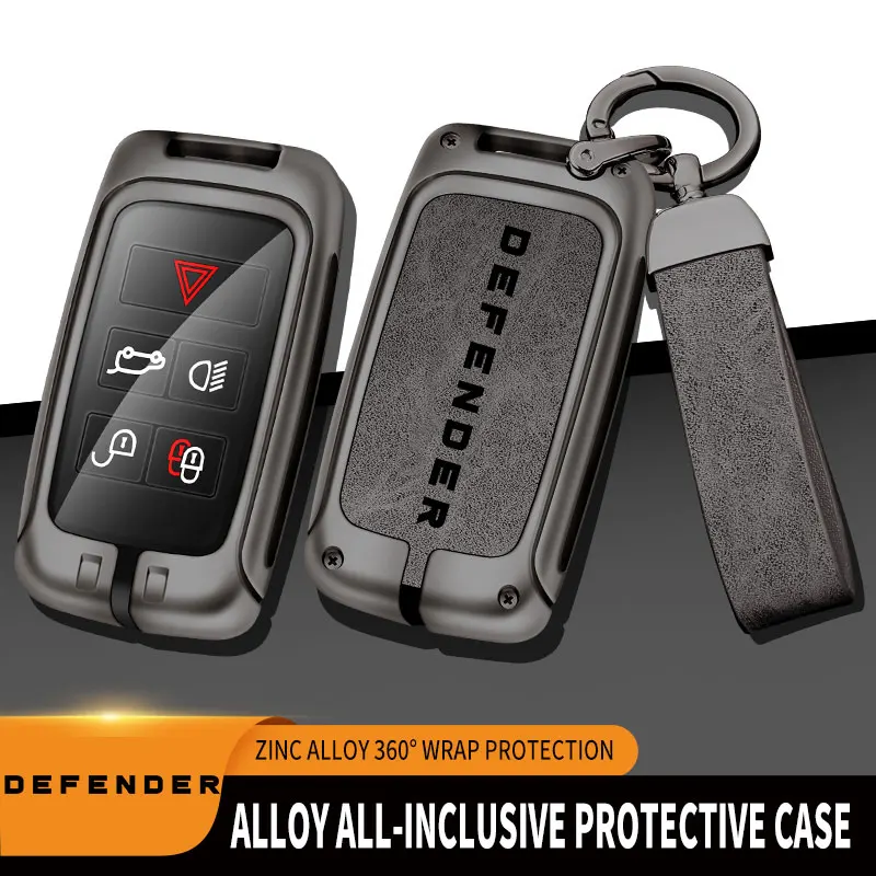 Custodia per chiave auto in lega di zinco per Defender, protezione telecomando per Land Rover DEFENDER, cover chiave, accessori auto