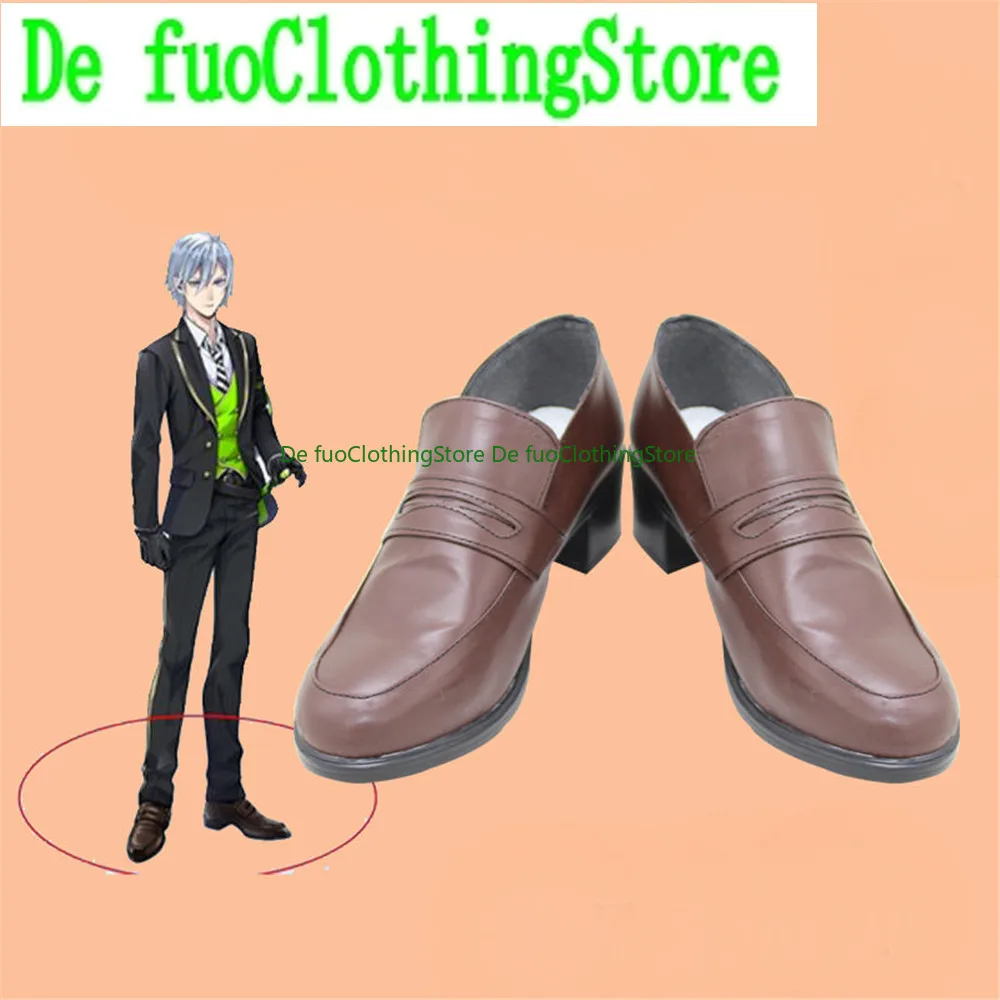 

Twisted-Wonderland Silver Cosplay Shoes Boots Game Anime Halloween DefuoClothing Shoes Store