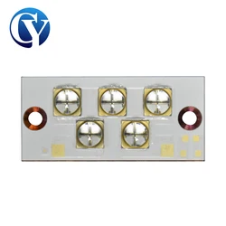 50W UV LED Light Curing Lamp Module 6565 365nm 385nm 395nm 405nm 3D Label stampante a getto d'inchiostro colla resina bottiglia inchiostro polimerizzazione PCB