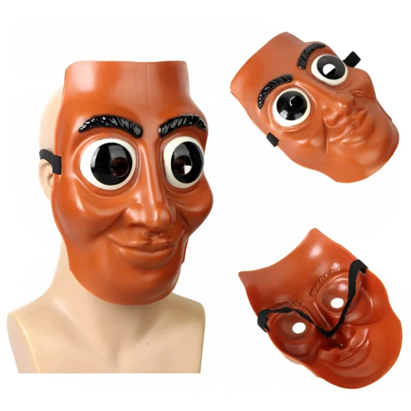 Tung Tung Sahur Wooden Man Mask Italian Brainrot AI Meme Halloween Cosplay Prop Monster Costume Party Mask - view 4