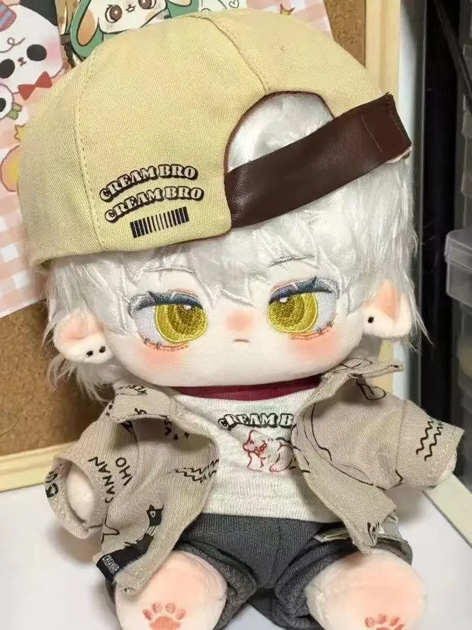 Stuffed 20cm Game Light and Night Sariel Handsome Plush Dress-up Cotton Doll Children Adults Cute Toys Cosplay Birthday Gits