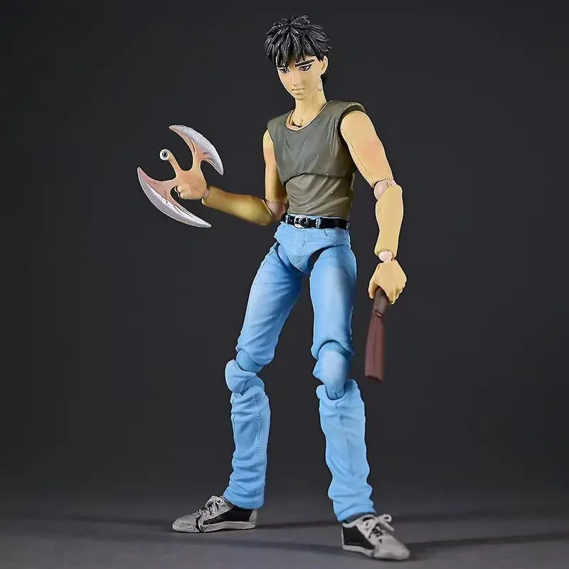 Anime Parasyte Shinichi Izumi Actionfigur Handgefertigt 15cm Sammlermodell mit Mehrfach-Zubehör Dekorative Ausstellungsfigur Spielzeug Geschenk