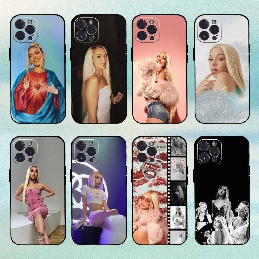 

Singer B-Bad G-Gyal Da Me Phone Case For IPhone 16 15 14 13 12 11 X XR Plus Pro Max Plus Soft Black Case