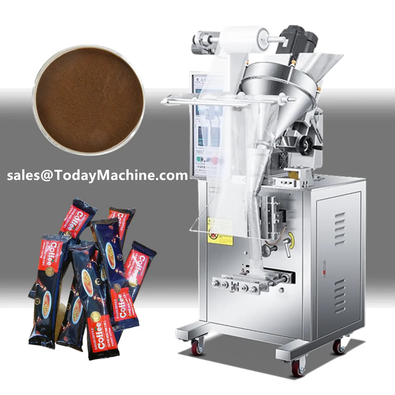 Automatic Milk Soluble Coffee Powder Small Bag Filling Packing Machine