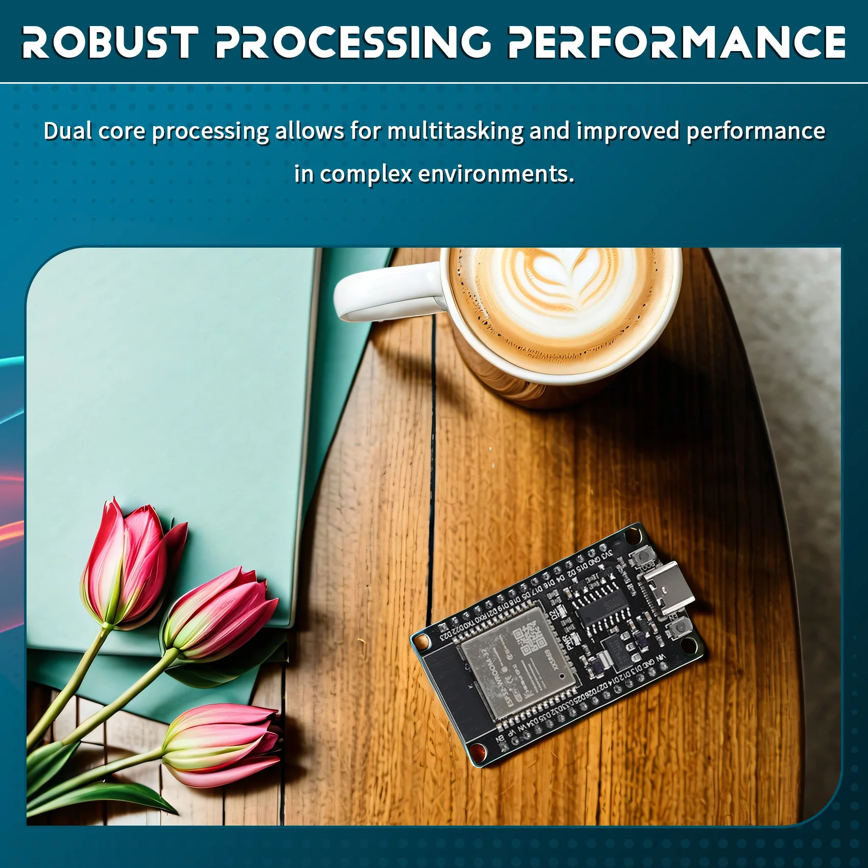 GFR5-ESP32 WROOM-32 Development Board Type-C CH340C Dual Core Module