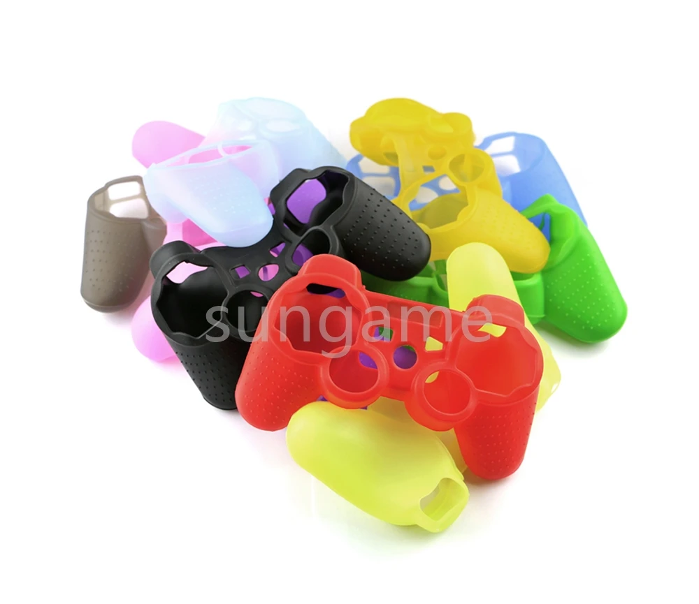 1pc housse de protection en Silicone coque souple pour Playstation 3 PS3 contrôleur Dualshock 3 manette de jeu
