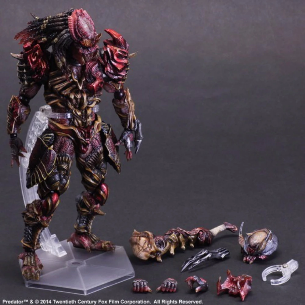 Predator Action Figure Playarts Kai Anime Toys Alien Hunter  270mm Collection Model