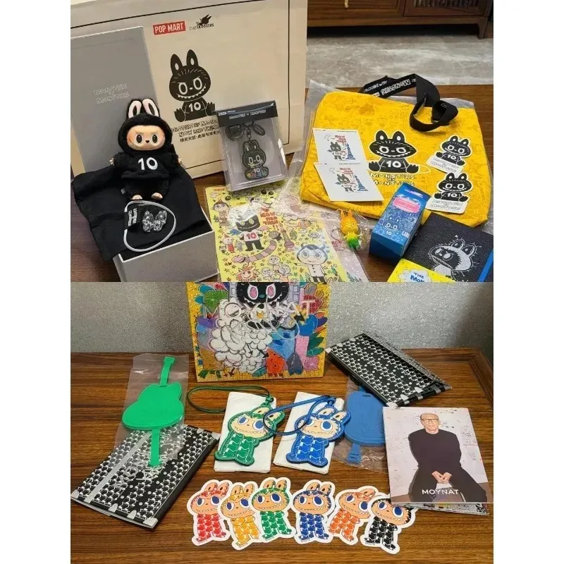 

POP MART Labubu 10th Anniversary Limited Edition Black Cute Genuine Product Blind Box Figure Surprises Collection Festival Gifts