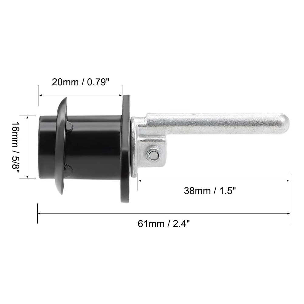 Zinc Alloy Lock With Key Black Plating for surface Anti-rust For Cabinet Bookcase Drawer Stylish Look Comfortable Hold Drawer