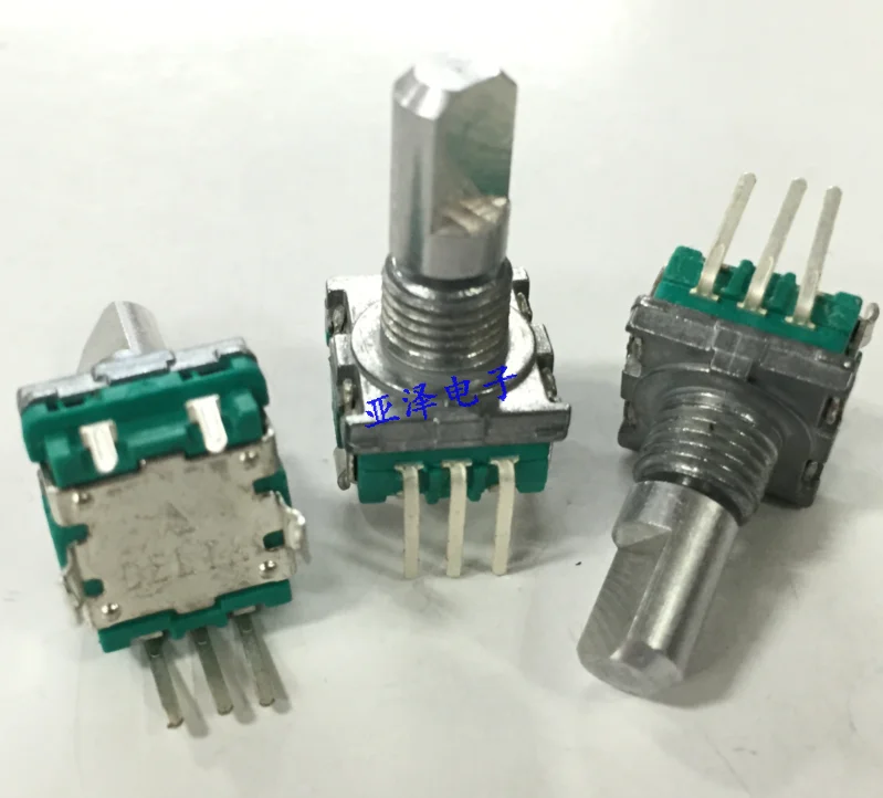 2PCS/lot Taiwan DELTA EC11 encoder positioning number 20 axis length 15MM digital potentiometer with switch