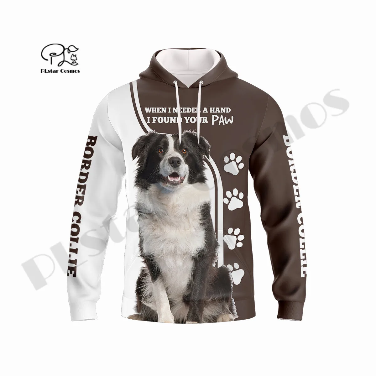 

PLstar Cosmos Newest 3D Print Border Collie Dog Lover Funny Harajuku Streetwear Casual Unique Unisex Hoodies/Sweatshirt/Zip Q-4