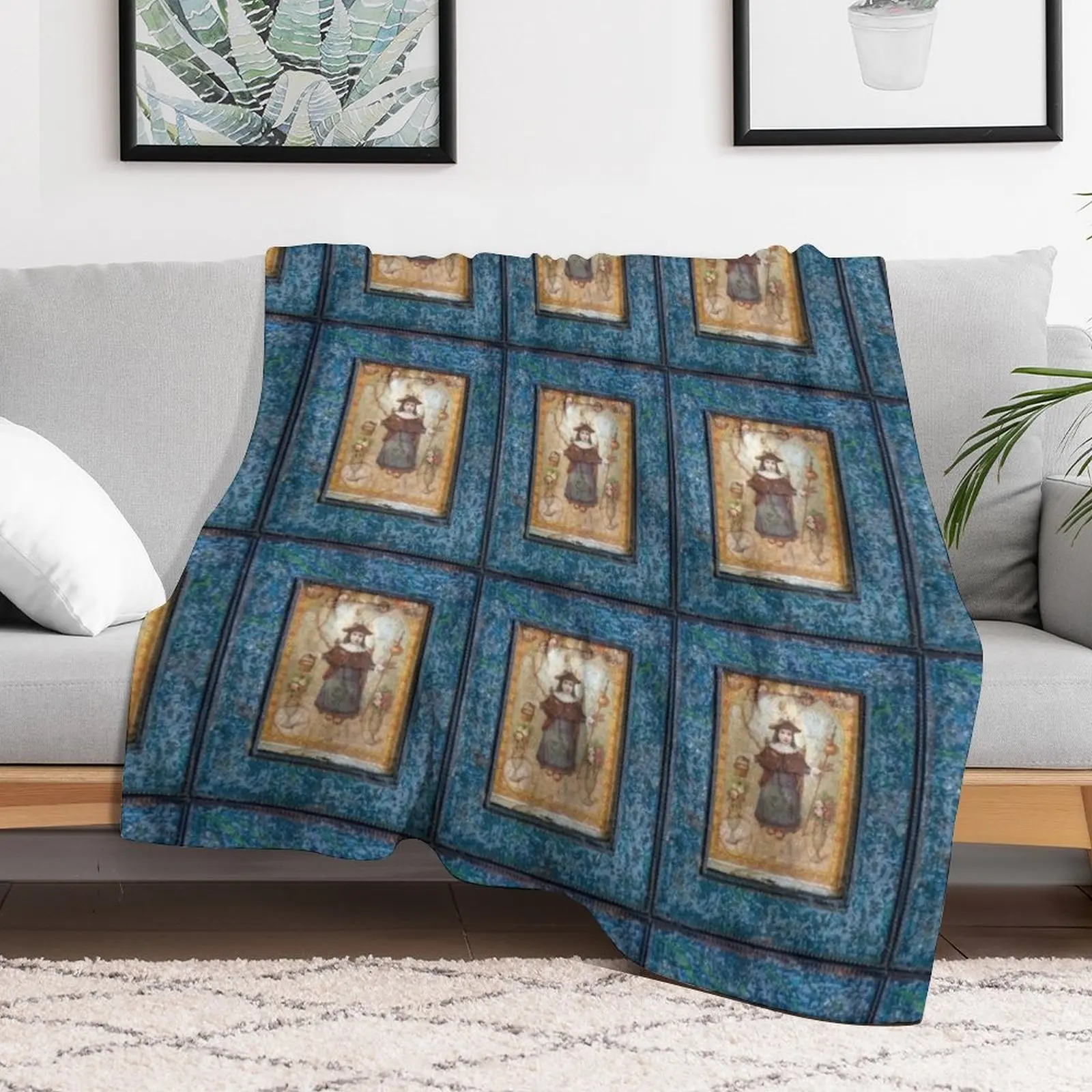 El Santo Nino De Atocha Throw Blanket manga Single Blankets