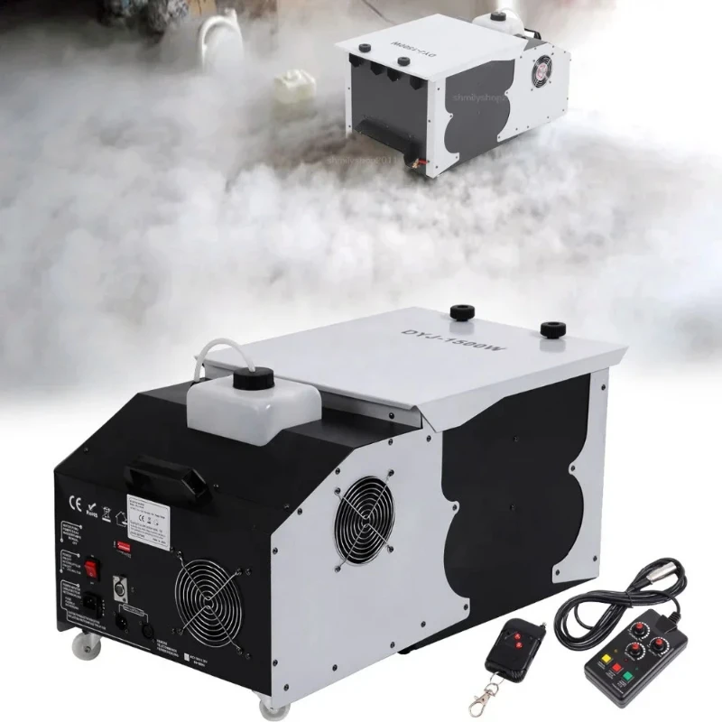 

1500w Low Smoke Lying Laying Dry Ice Effect Ground Fog Machine For Stage Concept Wedding Decoration Party