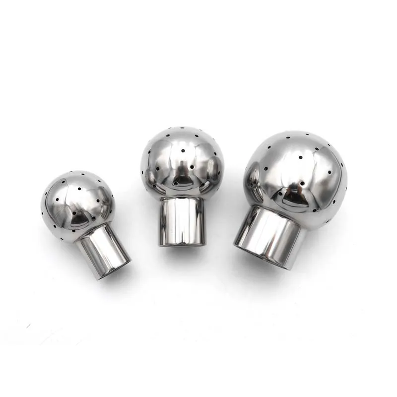 

1/2 "3/4" 1 "1-1/4" 1-1/2 "2" SUS 304 BSP Внутренняя резьба из нержавеющей стали Санитарно-фиксатор Шарик-распылитель Покрытие на 360 градусов