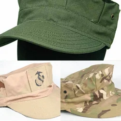 1 sztuk Vintage US kapelusz wojskowy kadet wojskowy Patrol czapka taktyczna regulowany na zewnątrz słońce hating kapelusz Unisex hurtownia Camo kapelusz