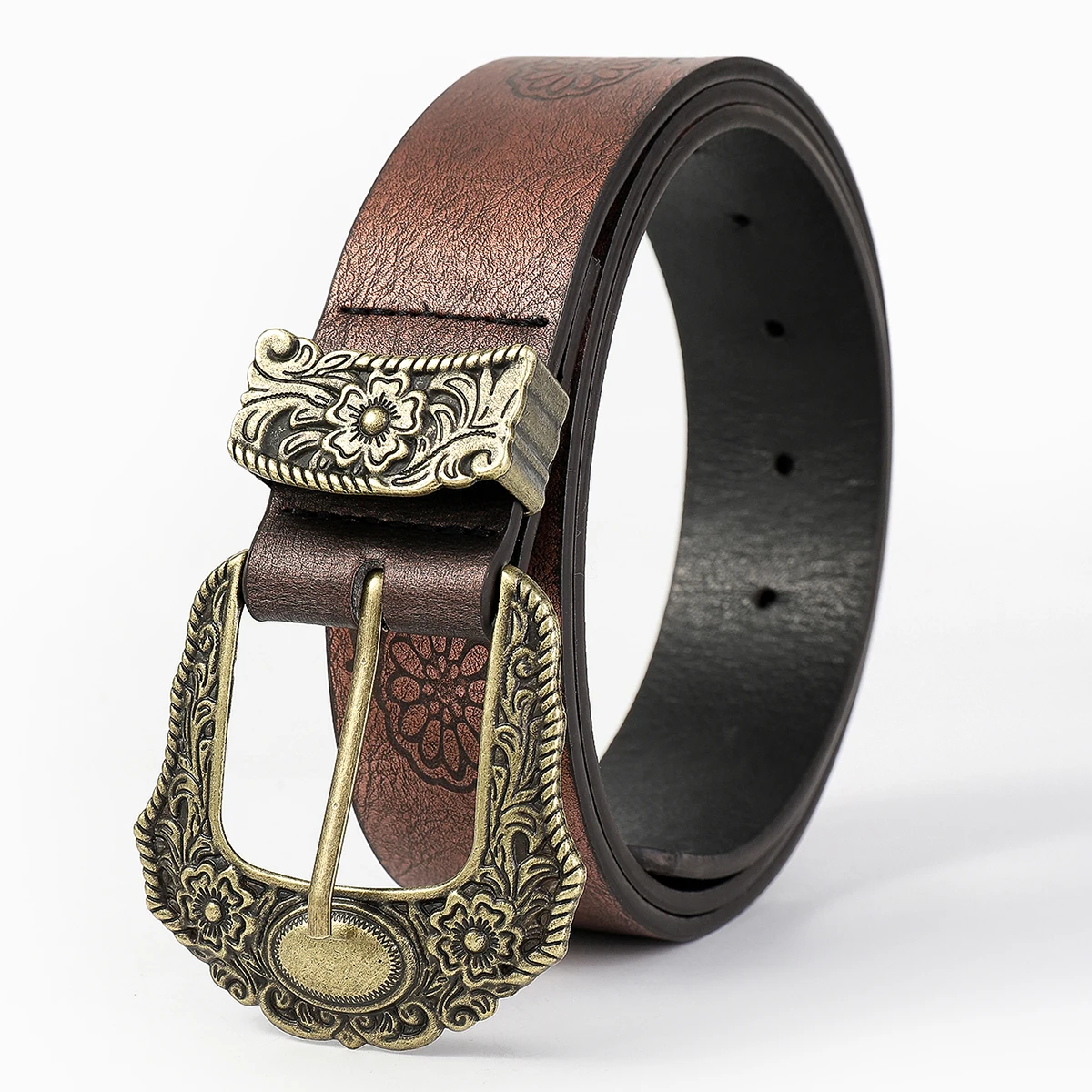 Europe and the United States cross-border western cowboy print belt