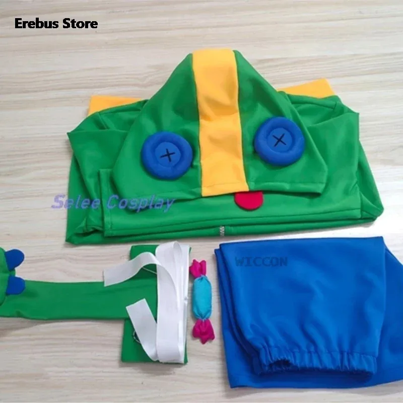 QQ 123Leon تأثيري الأسطوري Hoddies الزاحف الزي الموحد أنيمي للجنسين أعلى السراويل هالوين حفلة لعب الأدوار Doujin الملابس