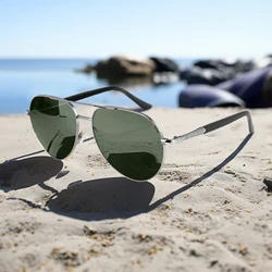 MAXJULI Polarized Aviator Sunglasses for Big Heads Men Women Classic Retro Style Oversized Metal Frame Shades 8217
