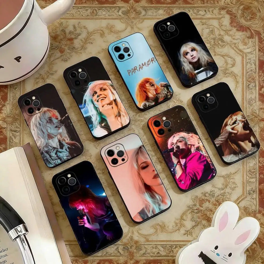

Paramore P-Pop-Punk Band Phone Case For iPhone 17, 16,15,14,13,12,11 Plus,Pro Max, Others Soft Black Cover