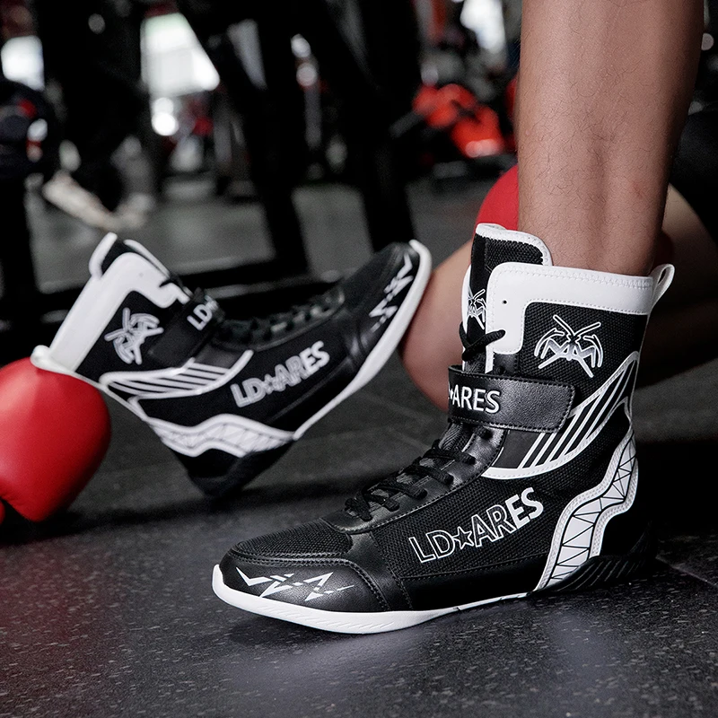 

2025 Hot New Breathable Unisex Comfortable Lightweight Professional Wrestling Boxing Boots Wrestling Boxing Shoes Sneakers