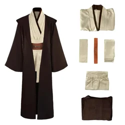 High Quality Obi-Wan Kenobi Cos Costume Star Soft Polyester Wars Halloween Jedi Role Playing Costume Female Apparrel