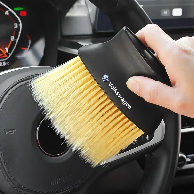 Brosse anti-poussière pour intérieur de voiture, livres pour Volkswagen VW Golf 4 6 7 GTI Tiguan Passat B5 gods B7 CC Jetta MK5 MK6 Polo