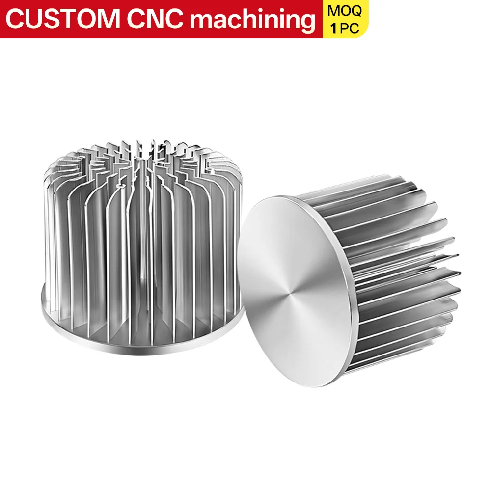 Custom Sunflower Aluminum Radiators High-Power LED Lighting Heat Sinks CNC-Machined Aluminum Profiles for Audio/Lighting Heat